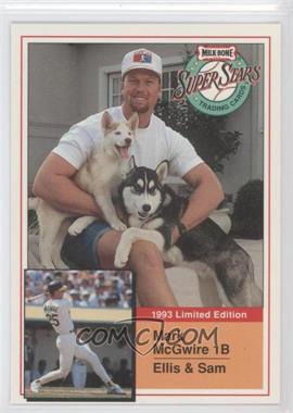 1993 Milk-Bone Super Stars - Dog Food Issue [Base] #4 - Mark McGwire