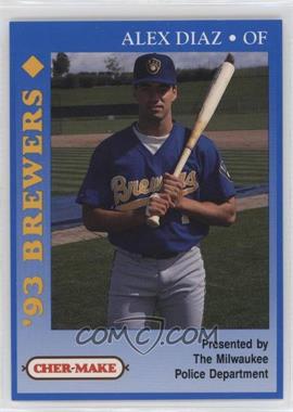 1993 Milwaukee Brewers Police - [Base] - Waukesha Police #_ALDI - Alex Diaz