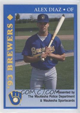1993 Milwaukee Brewers Police - [Base] - Waukesha Police #_ALDI - Alex Diaz