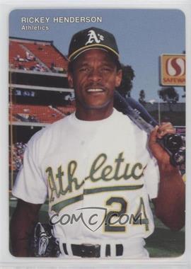 1993 Mother's Cookies Oakland Athletics - Stadium Giveaway [Base] #6 - Rickey Henderson