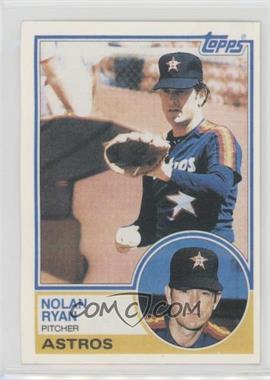 1993 Nolan Ryan Topps Reprint Stickers - [Base] - Brookshire Bros. #1983 - Nolan Ryan