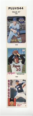 1993 Nolan Ryan Topps Reprint Stickers - Panels - Minyard #7 - Nolan Ryan