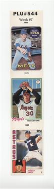 1993 Nolan Ryan Topps Reprint Stickers - Panels - Minyard #7 - Nolan Ryan