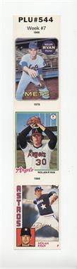 1993 Nolan Ryan Topps Reprint Stickers - Panels - Minyard #7 - Nolan Ryan