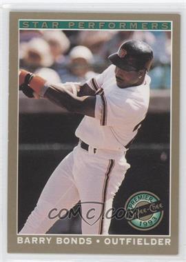 1993 O-Pee-Chee Premier - Star Performers #14 - Barry Bonds