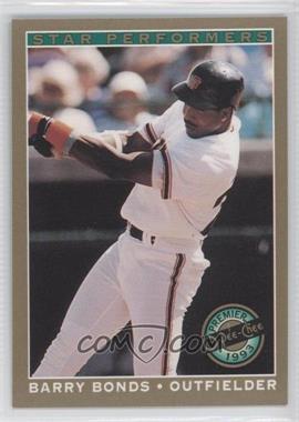 1993 O-Pee-Chee Premier - Star Performers #14 - Barry Bonds