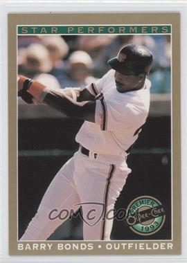 1993 O-Pee-Chee Premier - Star Performers #14 - Barry Bonds