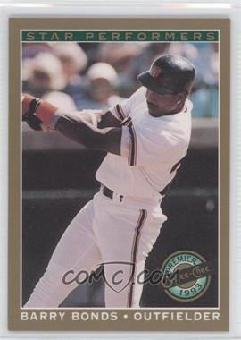 1993 O-Pee-Chee Premier - Star Performers #14 - Barry Bonds