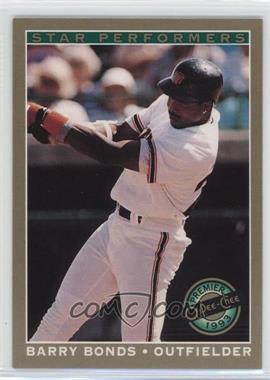 1993 O-Pee-Chee Premier - Star Performers #14 - Barry Bonds