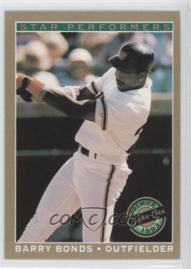 1993 O-Pee-Chee Premier - Star Performers #14 - Barry Bonds