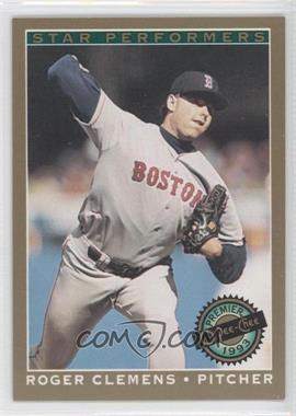 1993 O-Pee-Chee Premier - Star Performers #18 - Roger Clemens