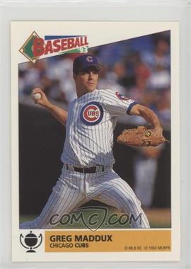 1993 Panini Album Stickers - [Base] #164 - Greg Maddux