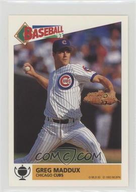 1993 Panini Album Stickers - [Base] #164 - Greg Maddux