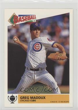 1993 Panini Album Stickers - [Base] #164 - Greg Maddux