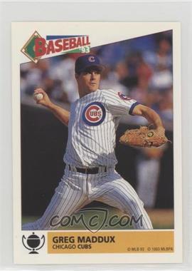 1993 Panini Album Stickers - [Base] #164 - Greg Maddux