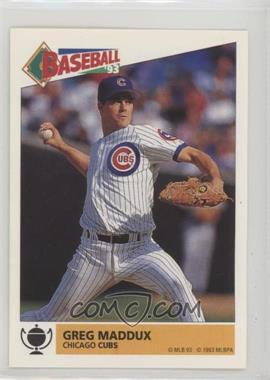 1993 Panini Album Stickers - [Base] #164 - Greg Maddux