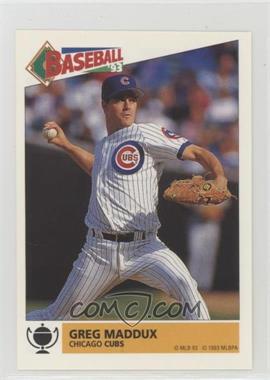 1993 Panini Album Stickers - [Base] #164 - Greg Maddux