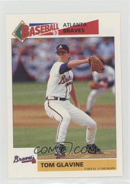 1993 Panini Album Stickers - [Base] #179 - Tom Glavine