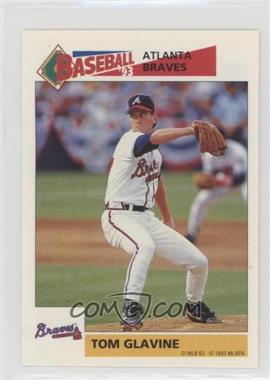 1993 Panini Album Stickers - [Base] #179 - Tom Glavine