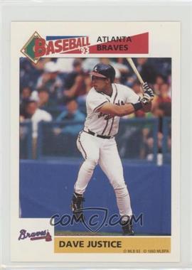 1993 Panini Album Stickers - [Base] #187 - David Justice