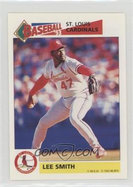 1993 Panini Album Stickers - [Base] #192 - Lee Smith