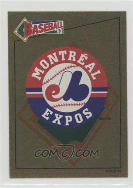 1993 Panini Album Stickers - [Base] #222 - Montreal Expos Team