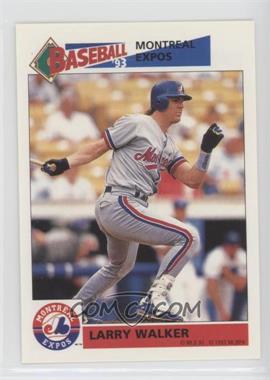 1993 Panini Album Stickers - [Base] #231 - Larry Walker