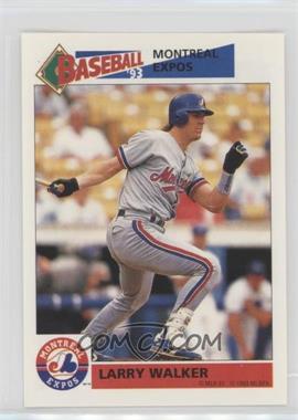 1993 Panini Album Stickers - [Base] #231 - Larry Walker