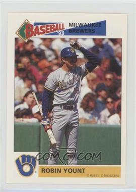 1993 Panini Album Stickers - [Base] #42 - Robin Yount