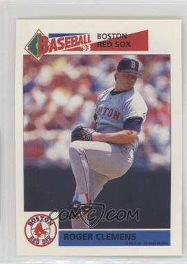 1993 Panini Album Stickers - [Base] #90 - Roger Clemens