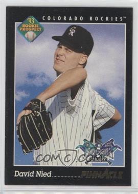 1993 Pinnacle - [Base] #238 - Expansion Draft - David Nied