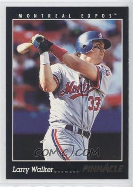 1993 Pinnacle - [Base] #3 - Larry Walker