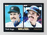 Now & Then - Wade Boggs [JSA Certified COA Sticker]