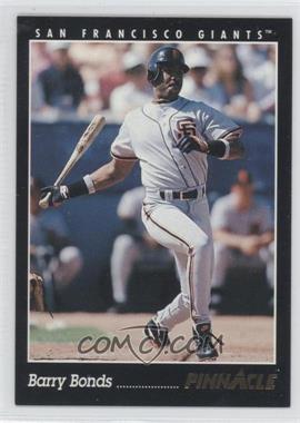 1993 Pinnacle - [Base] #504 - Barry Bonds