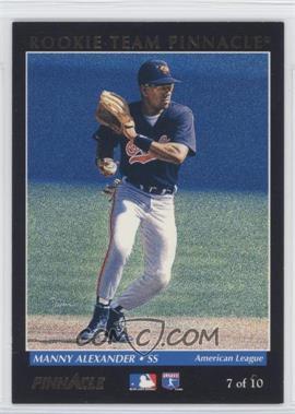 1993 Pinnacle - Rookie Team Pinnacle #7 - Manny Alexander, Wil Cordero