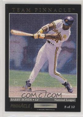 1993 Pinnacle - Team Pinnacle #8 - Juan Gonzalez, Barry Bonds