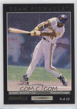 1993 Pinnacle - Team Pinnacle #8 - Juan Gonzalez, Barry Bonds