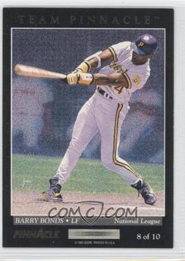 1993 Pinnacle - Team Pinnacle #8 - Juan Gonzalez, Barry Bonds