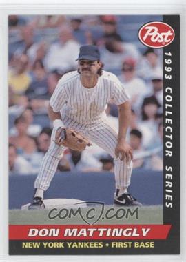 1993 Post - Food Issue [Base] #12 - Don Mattingly