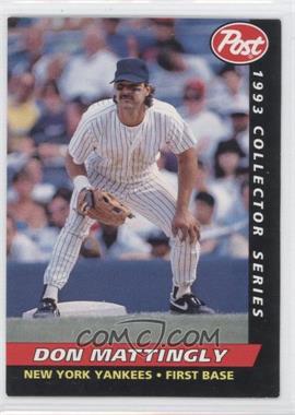 1993 Post - Food Issue [Base] #12 - Don Mattingly