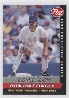 1993 Post - Food Issue [Base] #12 - Don Mattingly