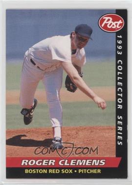 1993 Post - Food Issue [Base] #4 - Roger Clemens