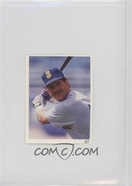 1993 Red Foley's Best Baseball Book Ever Stickers - [Base] #57 - Edgar Martinez
