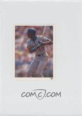 1993 Red Foley's Best Baseball Book Ever Stickers - [Base] #91 - Darryl Strawberry