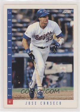 1993 Score - [Base] #13 - Jose Canseco