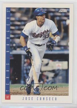 1993 Score - [Base] #13 - Jose Canseco