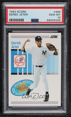 1993 Score - [Base] #489 - Derek Jeter [PSA 10 GEM MT]