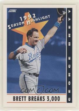 1993 Score - [Base] #517 - George Brett