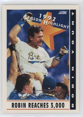 1993 Score - [Base] #518 - Robin Yount