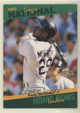 1993 Score - Select League Leaders #28 - Fred McGriff [EX to NM]